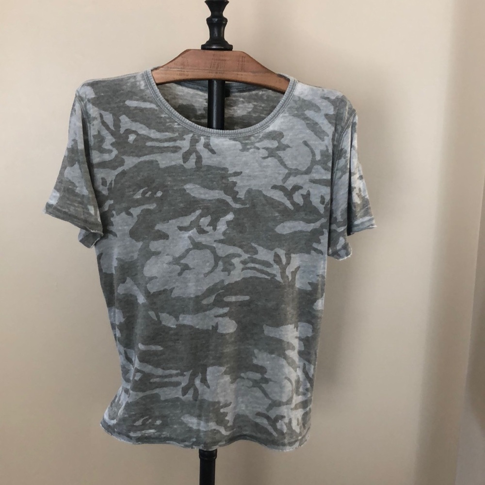Free People Camo top